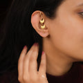 Liya Golden Ear-Cuff (Single piece) | Yavira Jewelry