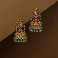 Shivadri Mayura Beaded Jhumka | Yavira Jewelry
