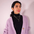 Nasmiya 2 Layer Neckpiece | Yavira Jewelry
